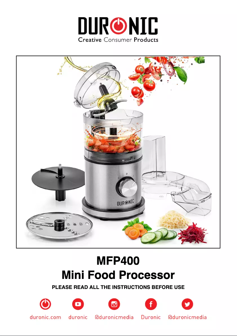 Image de la première page du manuel de l'appareil MFP10