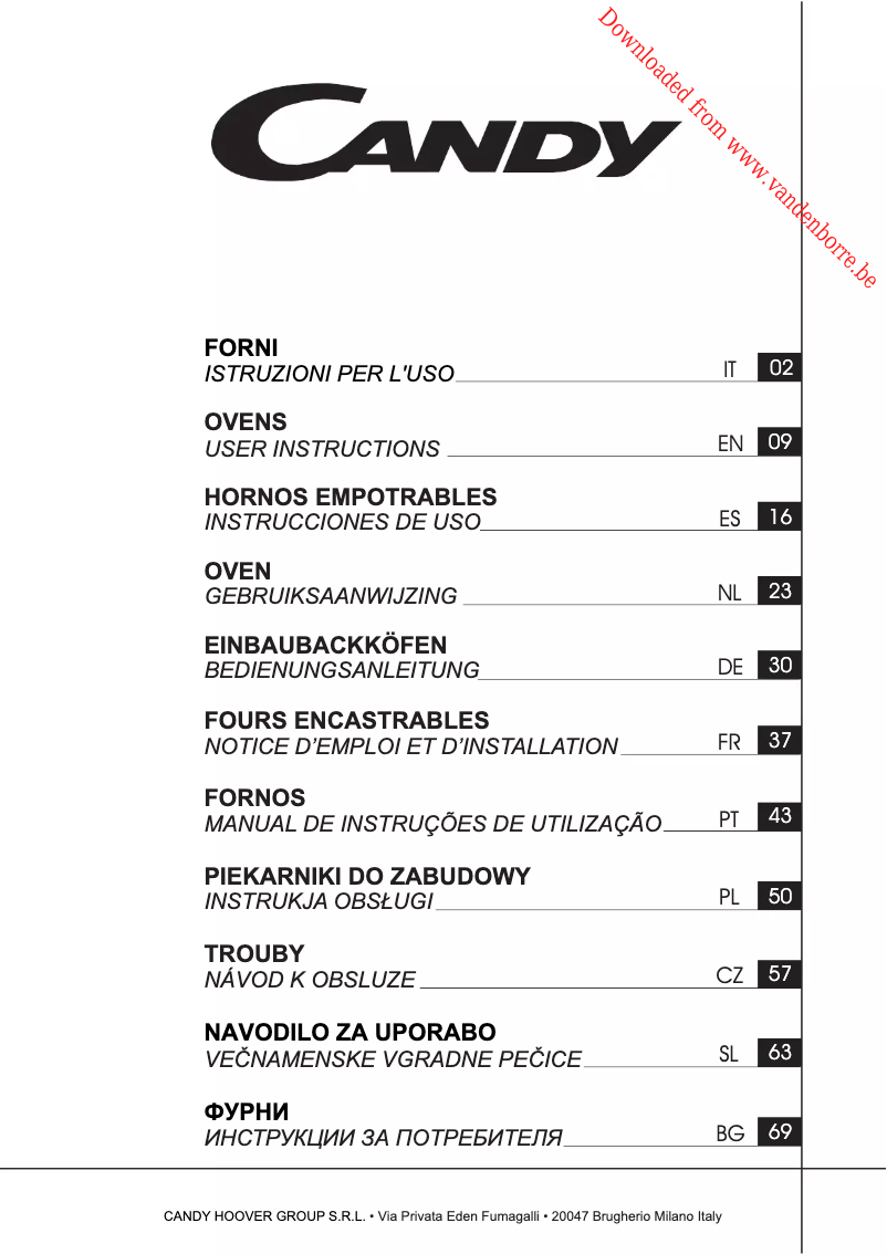 Image de la première page du manuel de l'appareil FCP502X/E