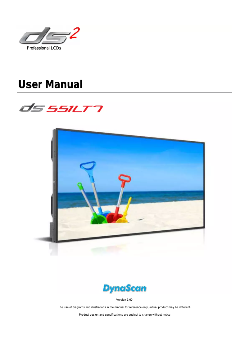 Imagen de la primera página del manual del dispositivo DS551LT7