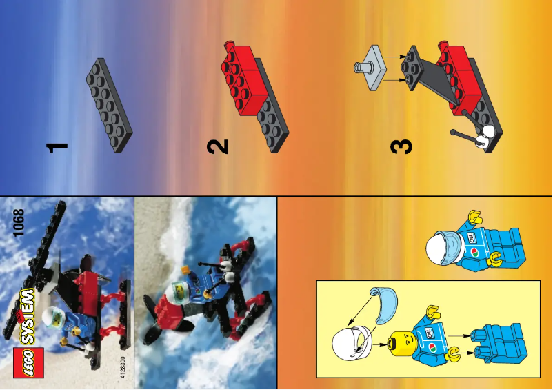 Page 1 de la notice Manuel utilisateur Lego 2849 AIIR PATROL (NBD)