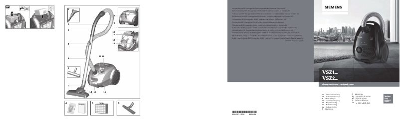 Página 1 del manual Manual de uso y mantenimiento Siemens VSZ1RK212