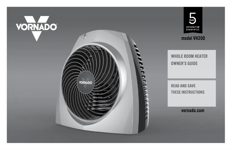 Página 1 del manual Manual de usuario Vornado VH200