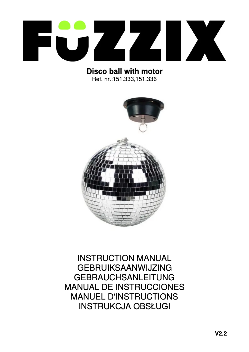 Page 1 de la notice Manuel utilisateur Fuzzix MB30M