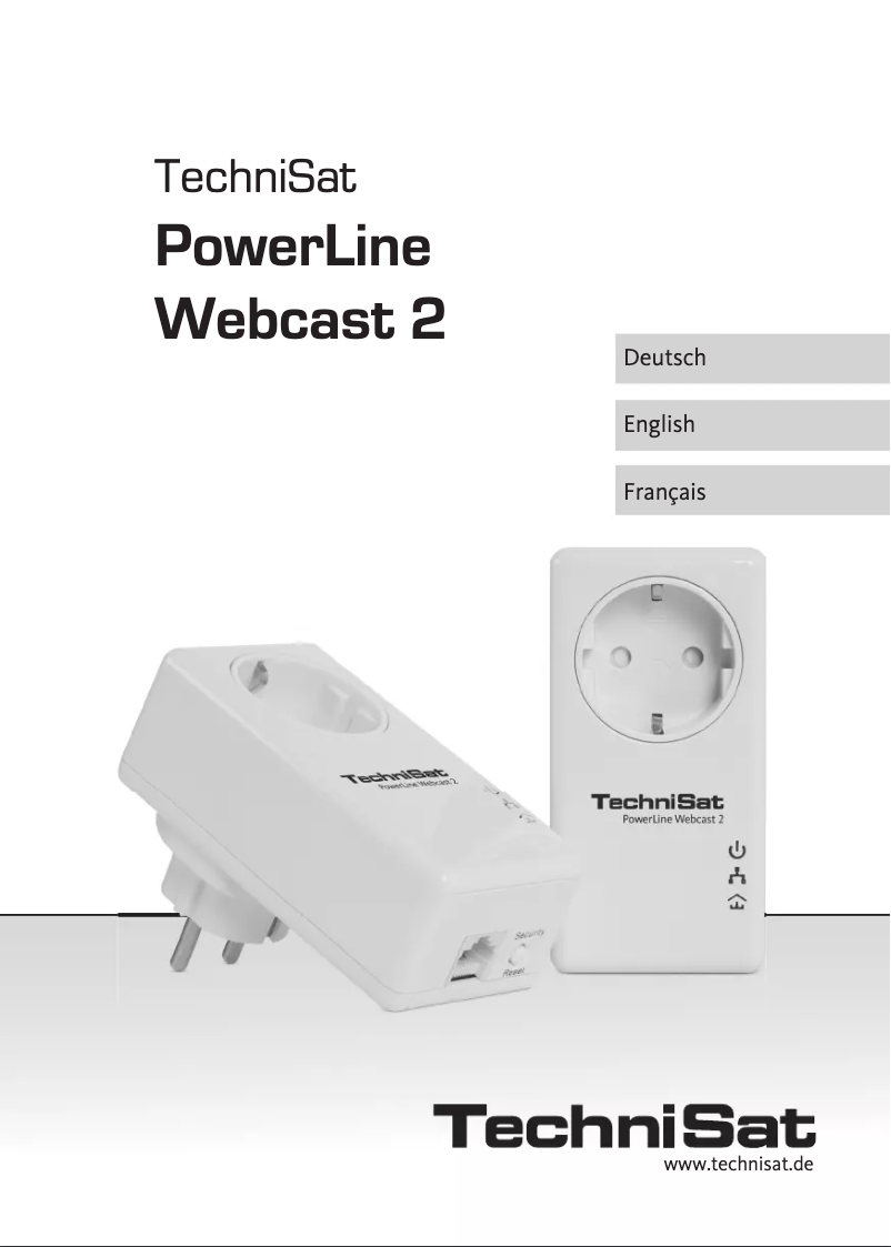 Page n°1 - Manuel utilisateur TechniSat PowerLine Webcast 2