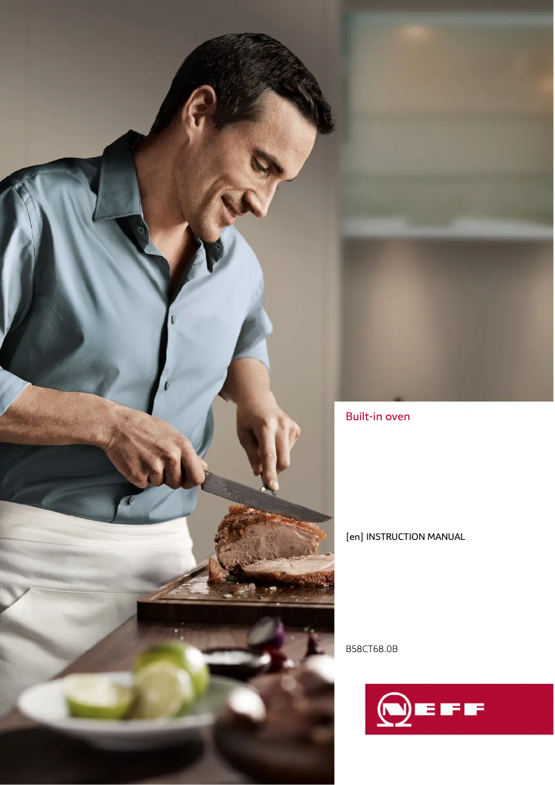 Image de la première page du manuel de l'appareil B58CT68N0