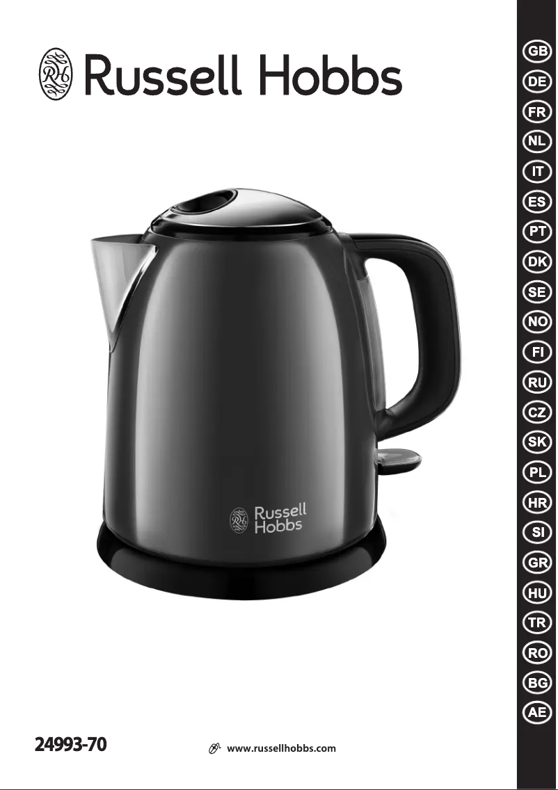 Página 1 del manual Manual de usuario Russell Hobbs 24993-70