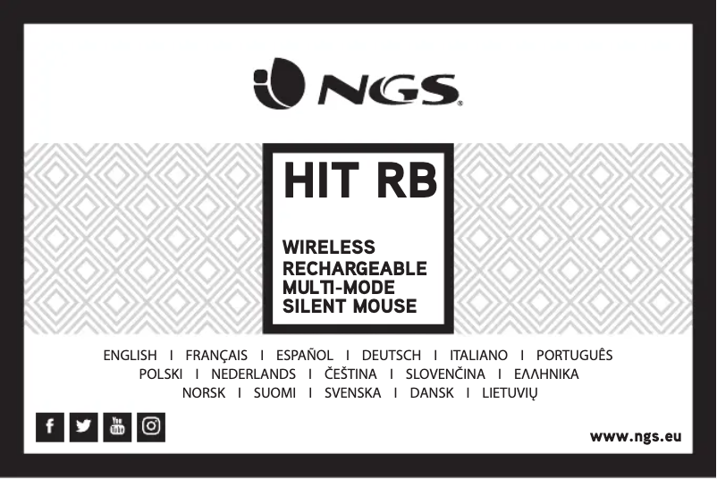 Page 1 de la notice Manuel utilisateur NGS HIT-RB