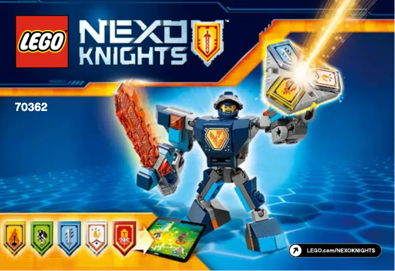 Page n°1 - Manuel utilisateur Lego Nexo Knights 70362