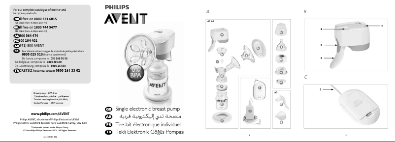 Page 1 de la notice Manuel utilisateur Philips SPD5120CC