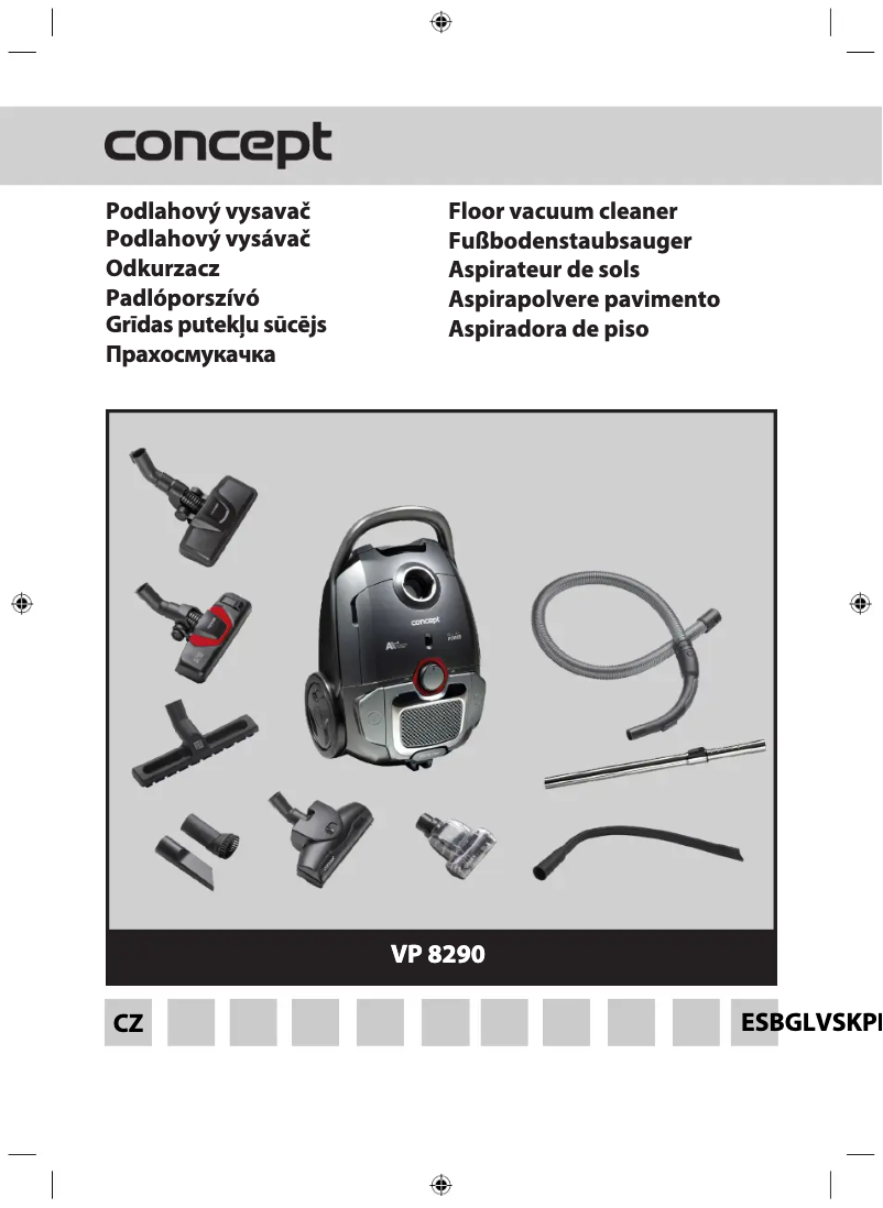 Page 1 de la notice Manuel utilisateur Concept Real Force VP8290