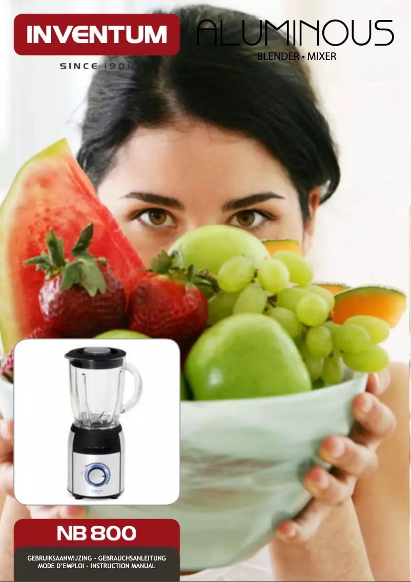 Page n°1 - Manuel utilisateur Inventum NB 800