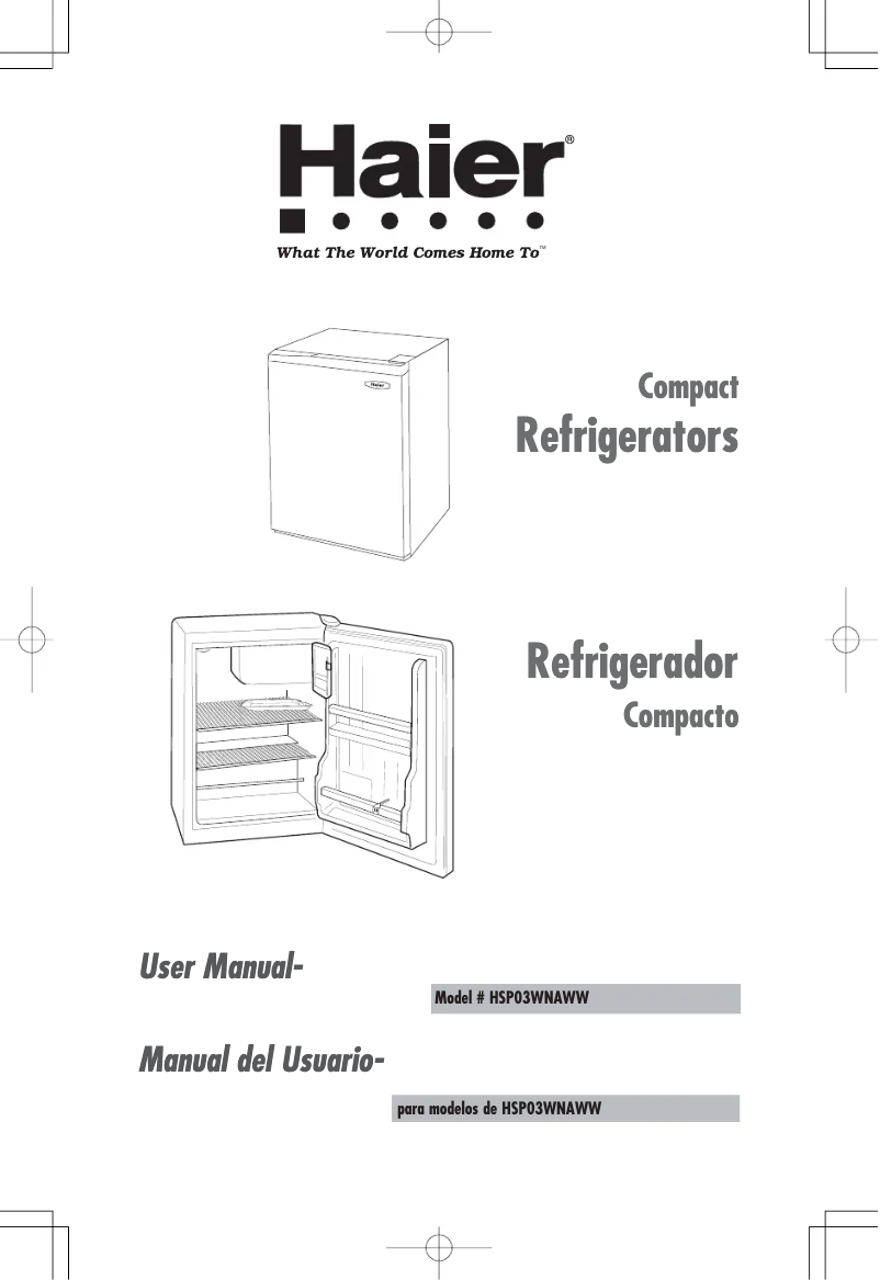 Page n°1 - Manuel utilisateur Haier HSP03WNABPG