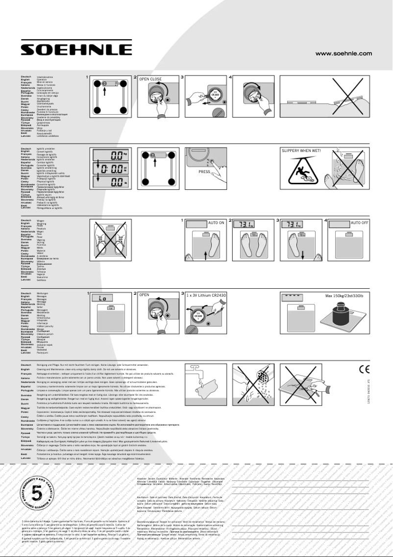 Image de la première page du manuel de l'appareil Art Style Velvet