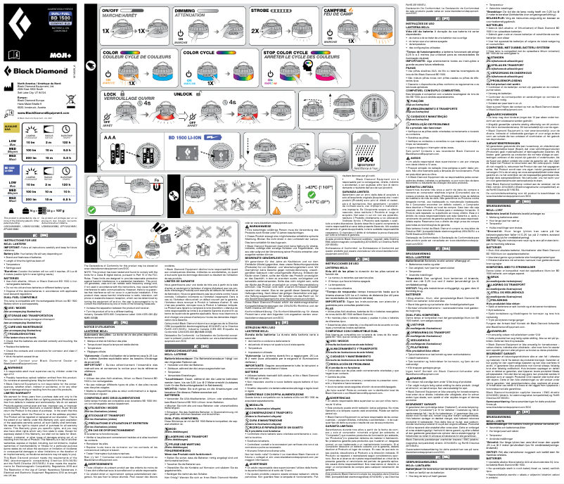 Image de la première page du manuel de l'appareil Moji+