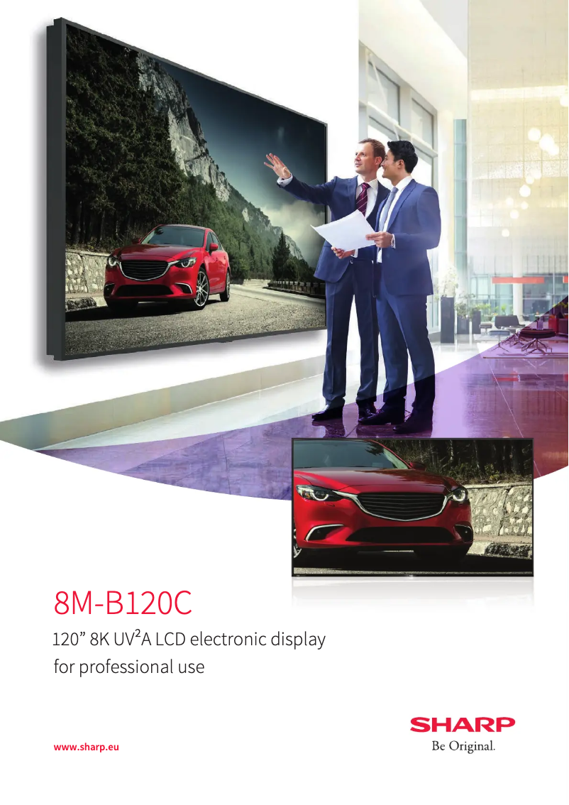 Page n°1 - Brochure Sharp 8M-B120C