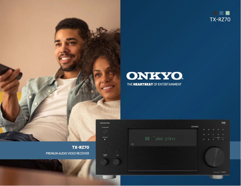 Image de la première page du manuel de l'appareil TX-RZ70