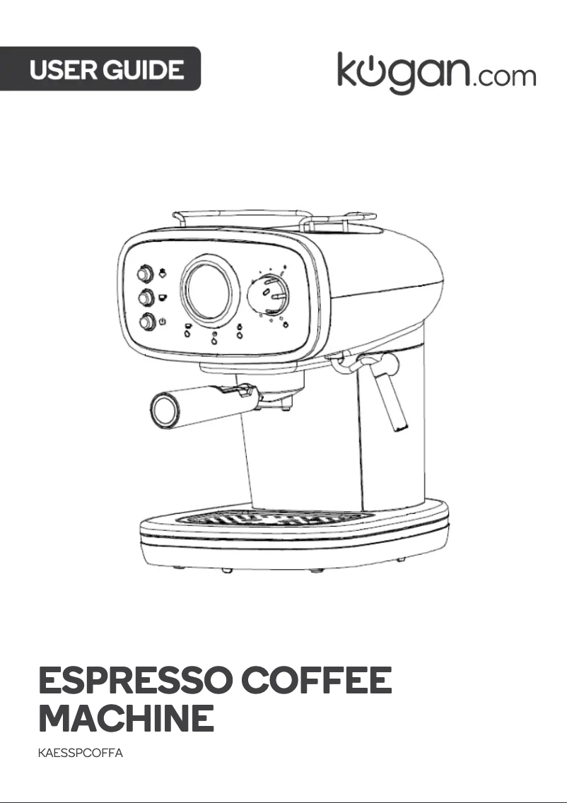 Página 1 del manual Manual de usuario Kogan KAESSPCOFFA