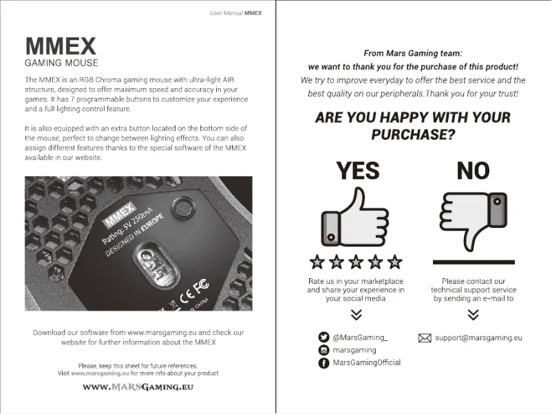 Image de la première page du manuel de l'appareil MMEXP