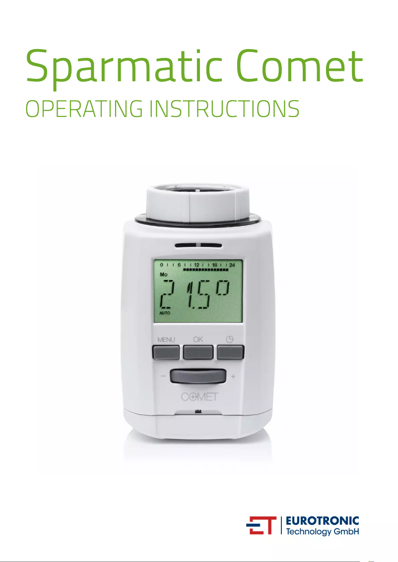 Page n°1 - Manuel utilisateur Eurotronic SPARmatic comet