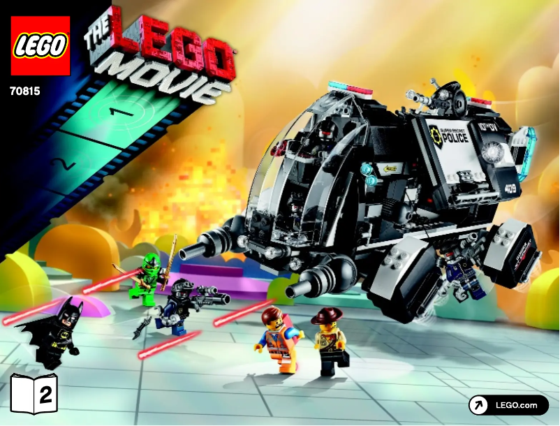 Page n°1 - Manuel utilisateur Lego The Lego Movie 70815