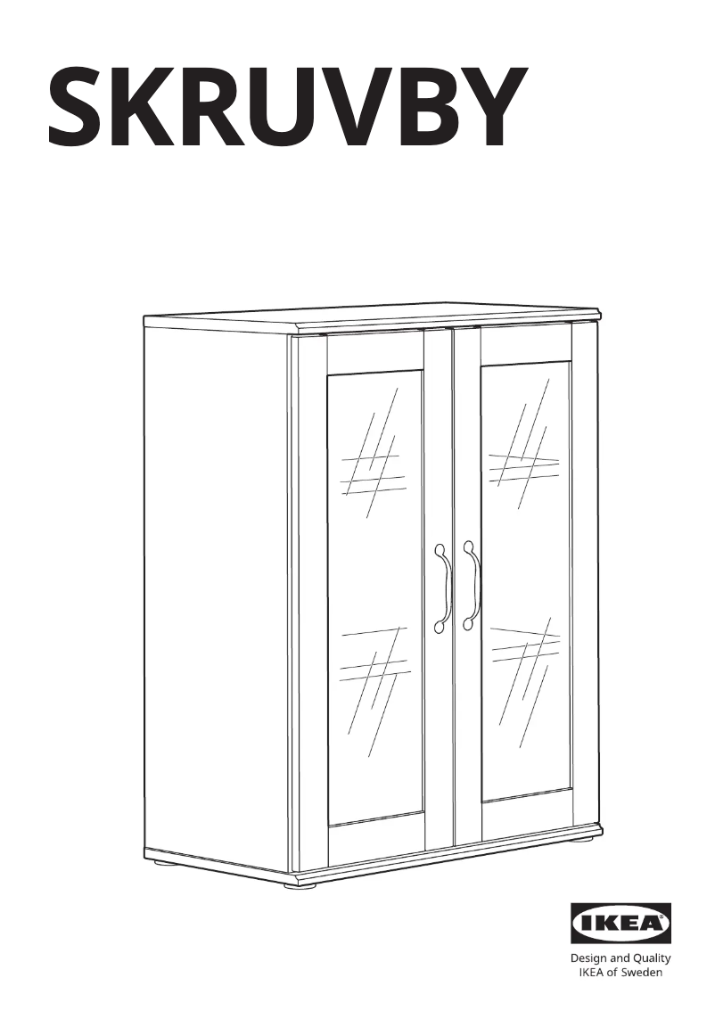 Imagen de la primera página del manual del dispositivo SKRUVBY 705.203.61