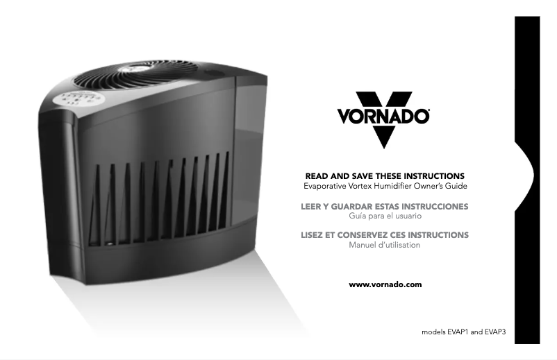 Page n°1 - Manuel utilisateur Vornado EVAP1