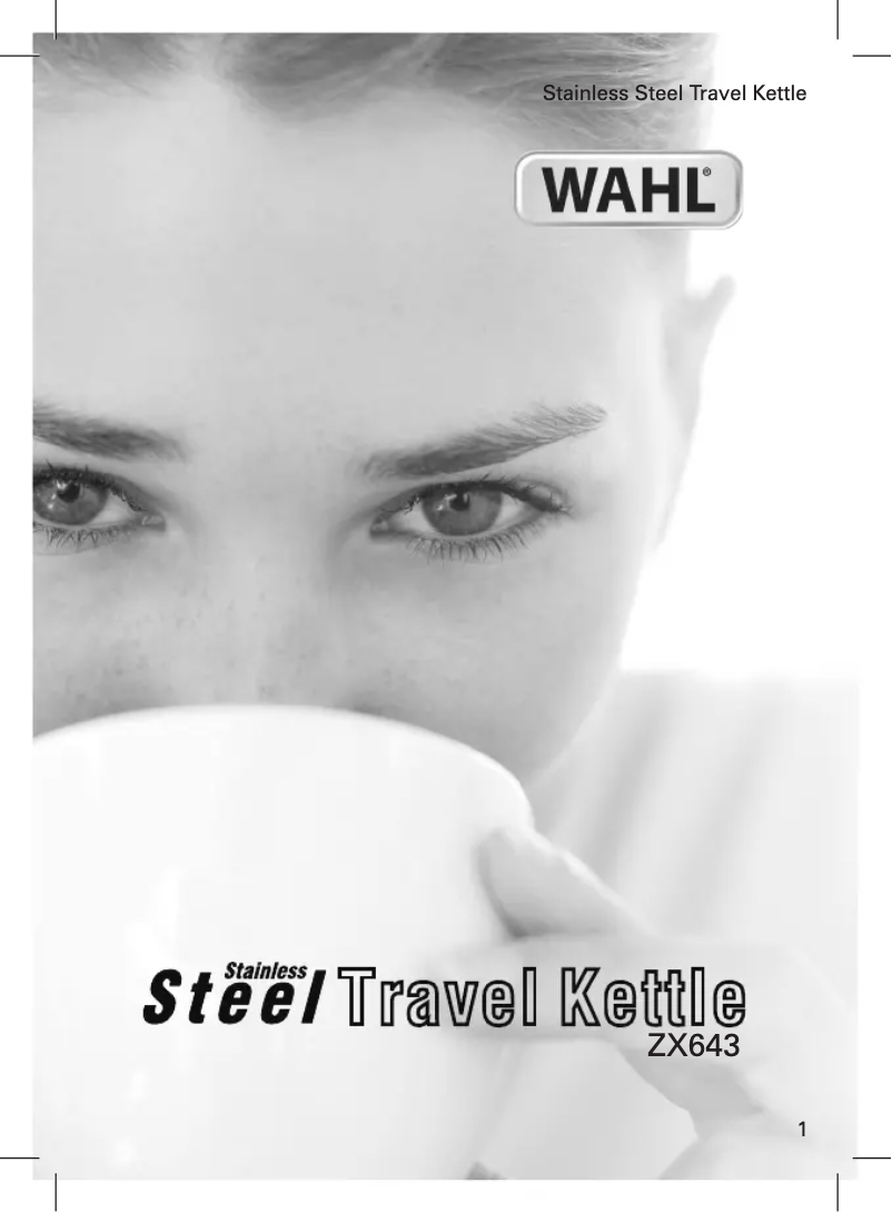 Page 1 de la notice Manuel utilisateur Wahl ZX643