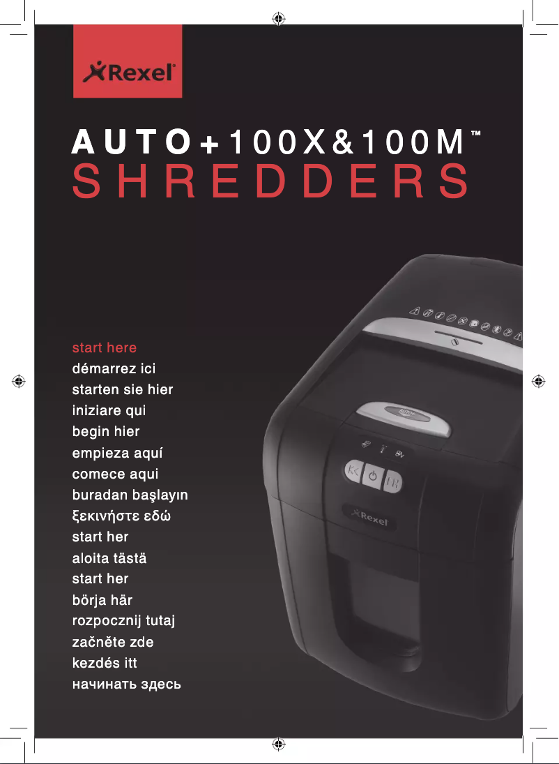 Page n°1 - Manuel utilisateur Rexel 2102559CHA