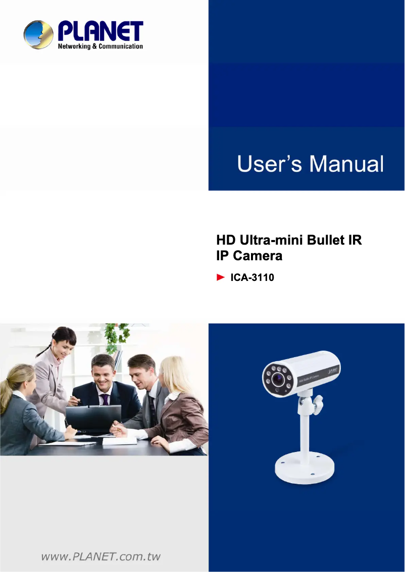 Page n°1 - Manuel utilisateur Planet ICA-3110