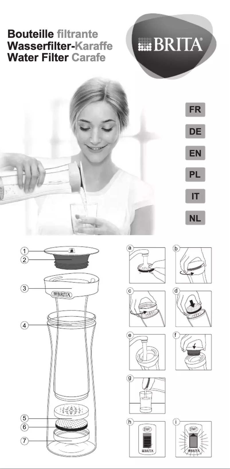 Page n°1 - Manuel utilisateur BRITA fill&serve