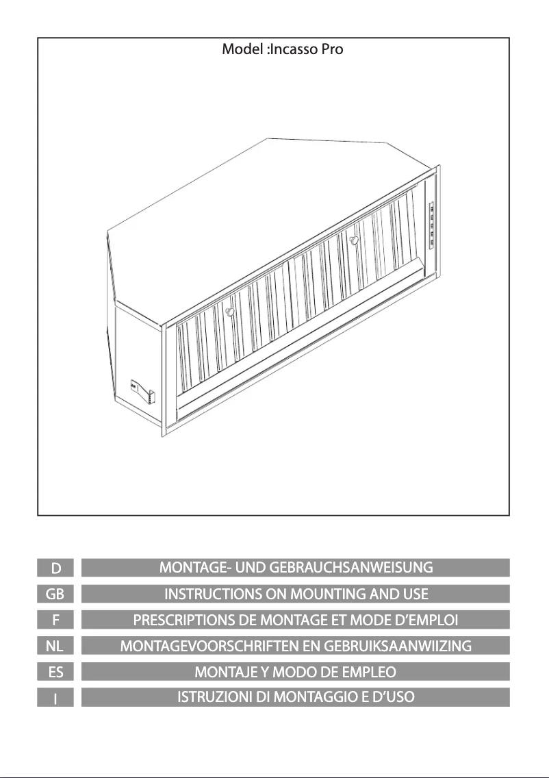 Page 1 de la notice Manuel utilisateur Airforce Incasso Pro