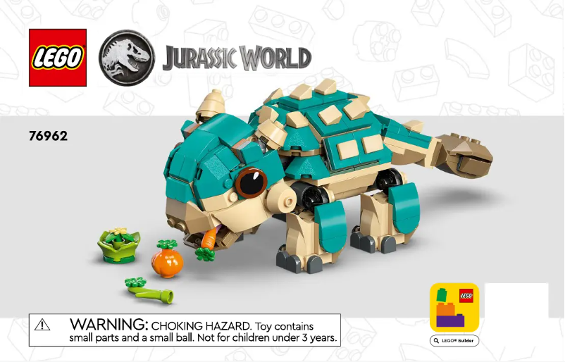 Página 1 del manual Manual de usuario Lego Jurassic World 76962