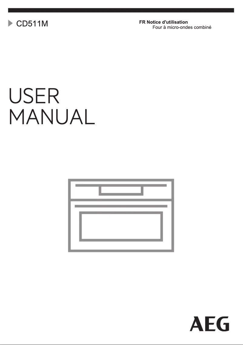Page 1 de la notice Manuel utilisateur AEG CD511M