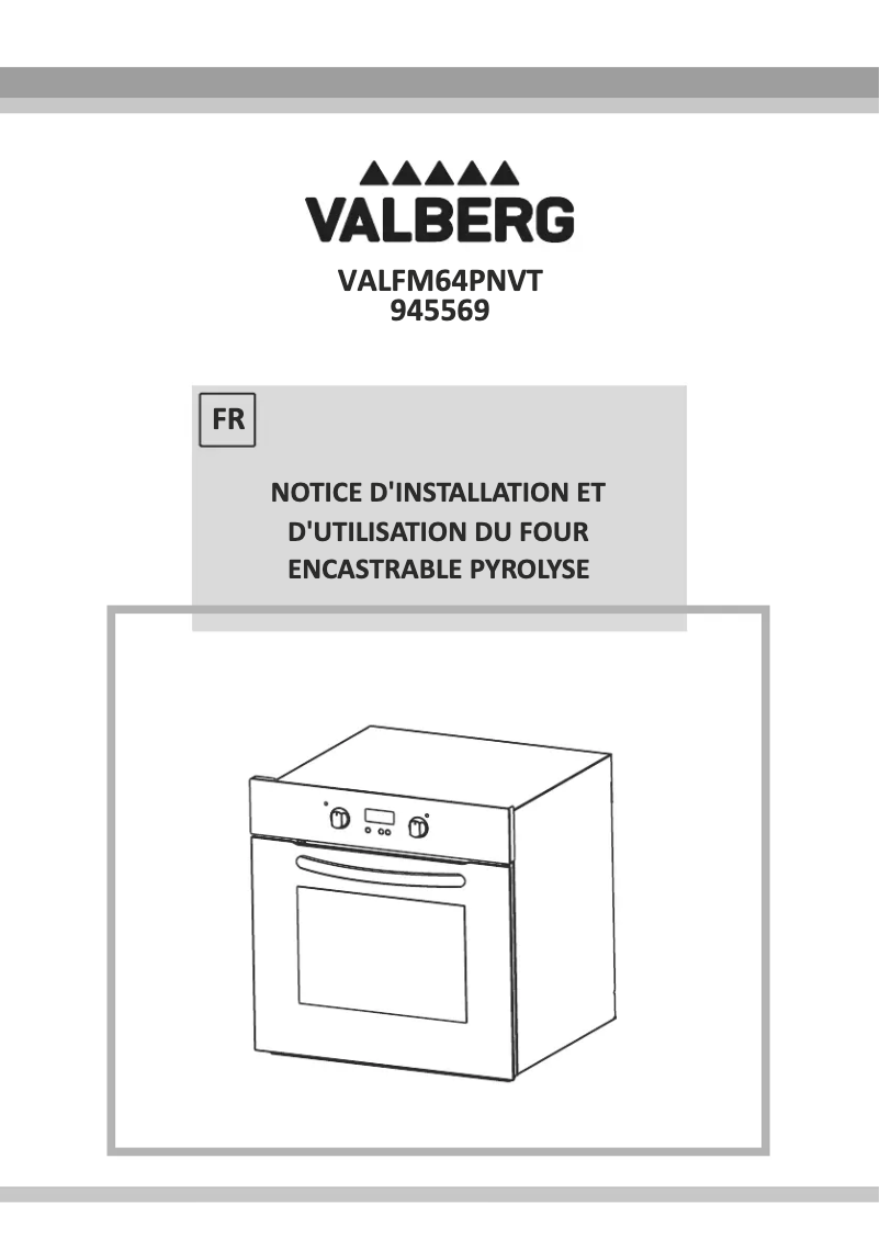 Page 1 de la notice Manuel utilisateur Valberg VAL FM 64P NVT