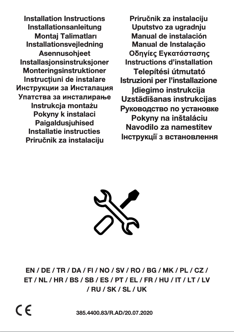 Page 1 de la notice Guide d'installation Beko BBIM12300X