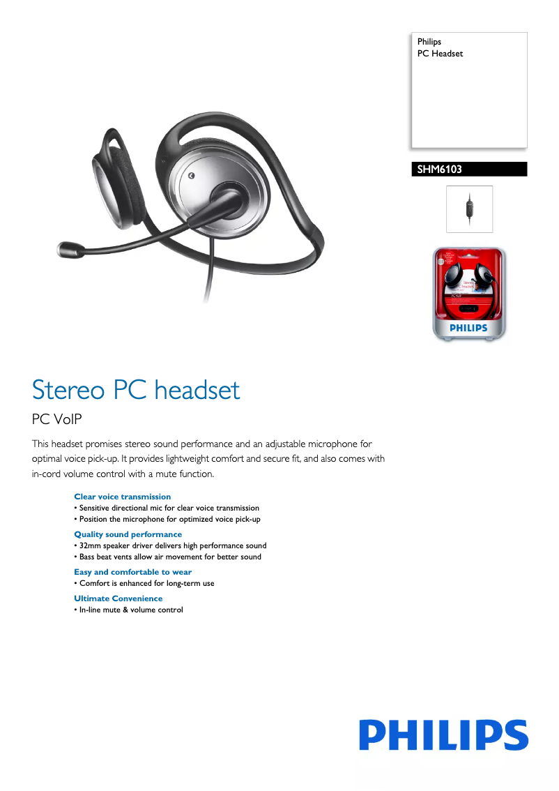 Image de la première page du manuel de l'appareil SHM6103