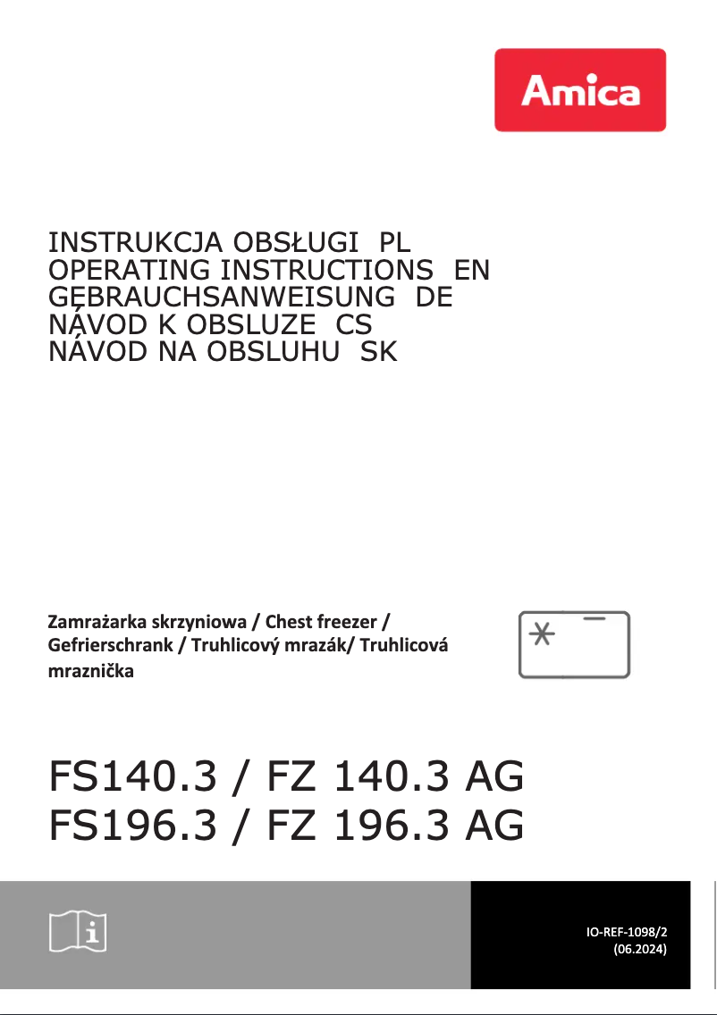 Image de la première page du manuel de l'appareil FS196.3
