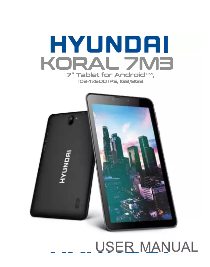 Page 1 de la notice Manuel utilisateur Hyundai Koral 7M3