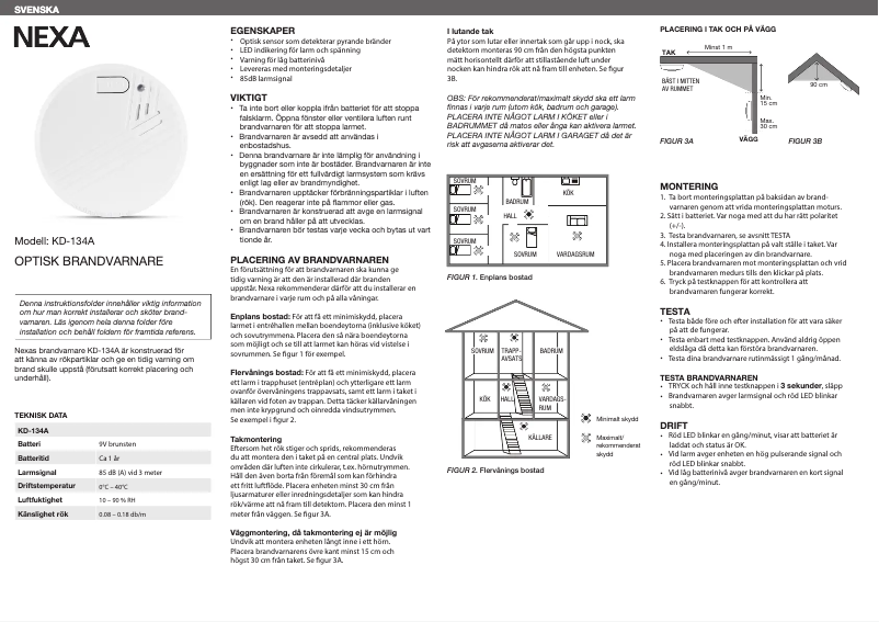 Image de la première page du manuel de l'appareil KD-134A