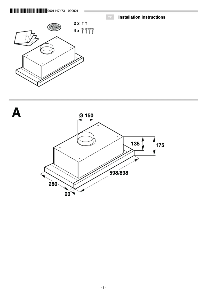 Image de la première page du manuel de l'appareil LI93TCA10M