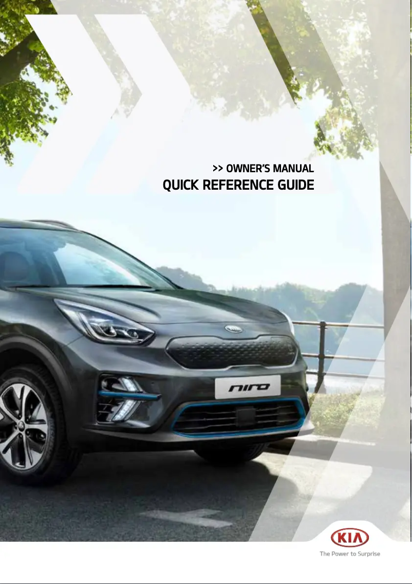 Page 1 de la notice Manuel utilisateur Kia Niro (2020)