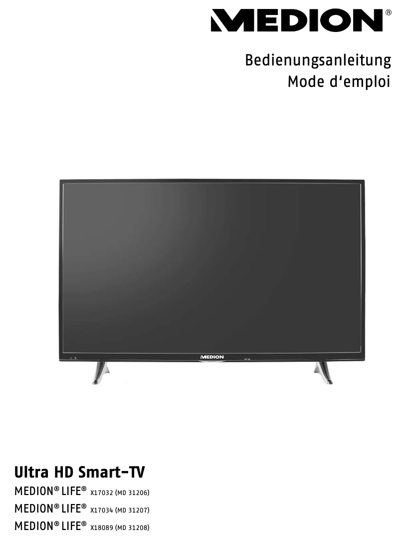 Page 1 de la notice Manuel utilisateur Medion LIFE X18089 (MD 31208)