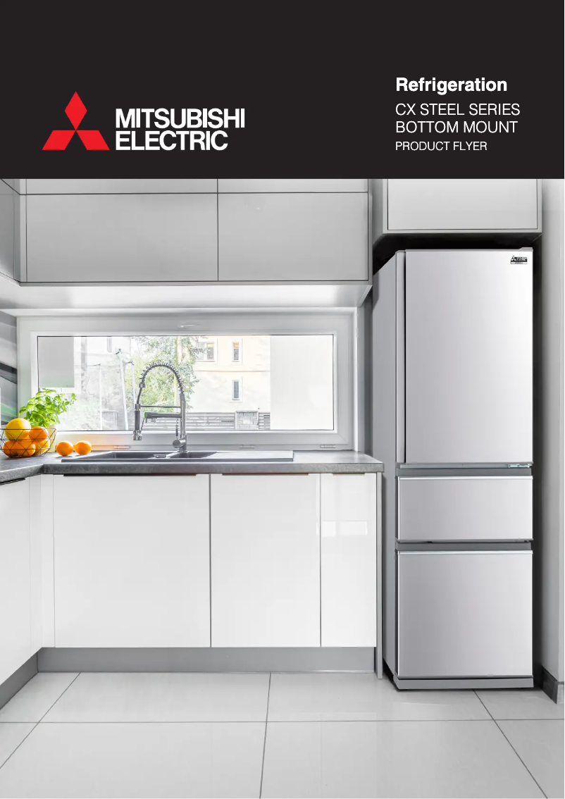 Page 1 de la notice Fiche technique Mitsubishi MR-CX402EJ-ST-A2