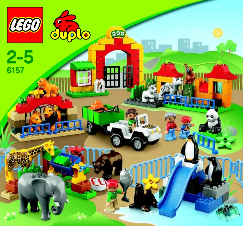 Page 1 de la notice Manuel utilisateur Lego Big Zoo