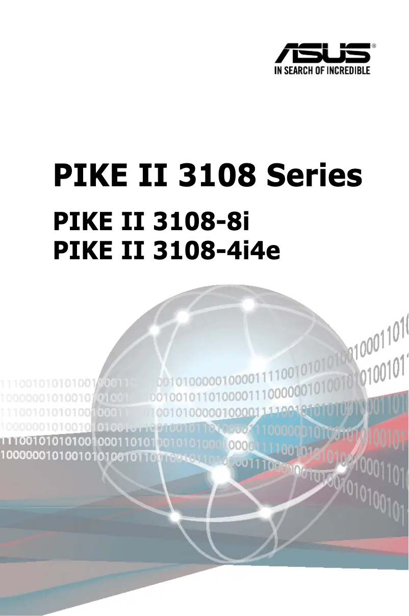 Page n°1 - Manuel utilisateur Asus PIKE II 3108-8I/240PD/2G