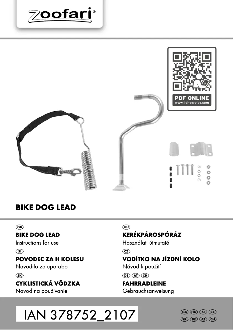 Page 1 de la notice Manuel utilisateur Zoofari IAN 353158