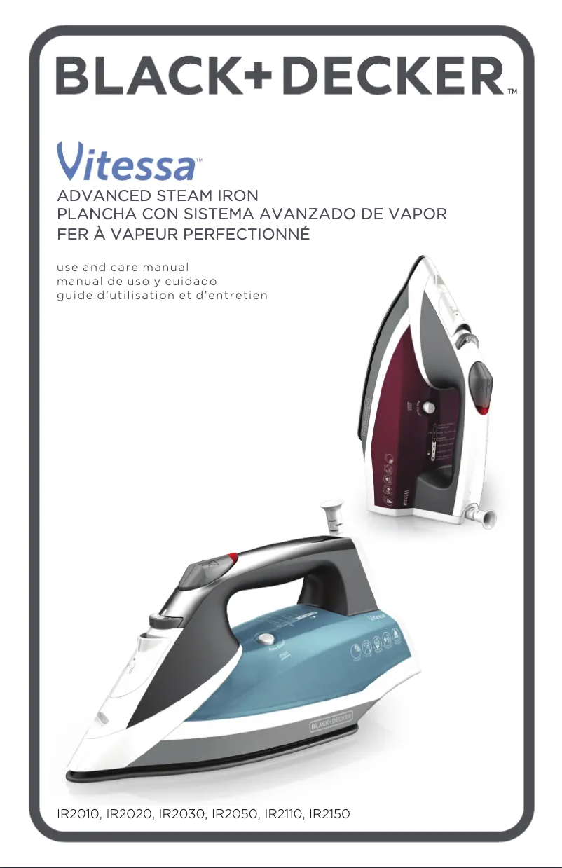 Page 1 de la notice Manuel utilisateur Black & Decker IR2050