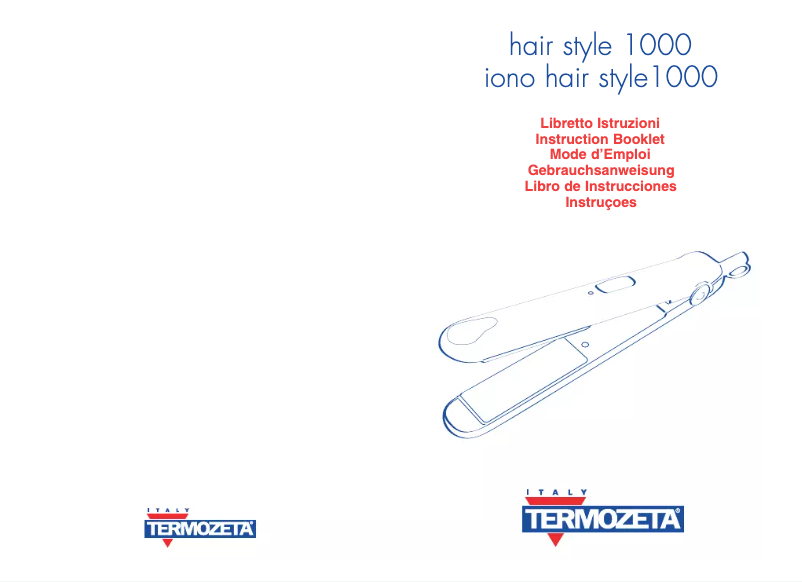 Page 1 de la notice Manuel utilisateur Termozeta IONO 1000