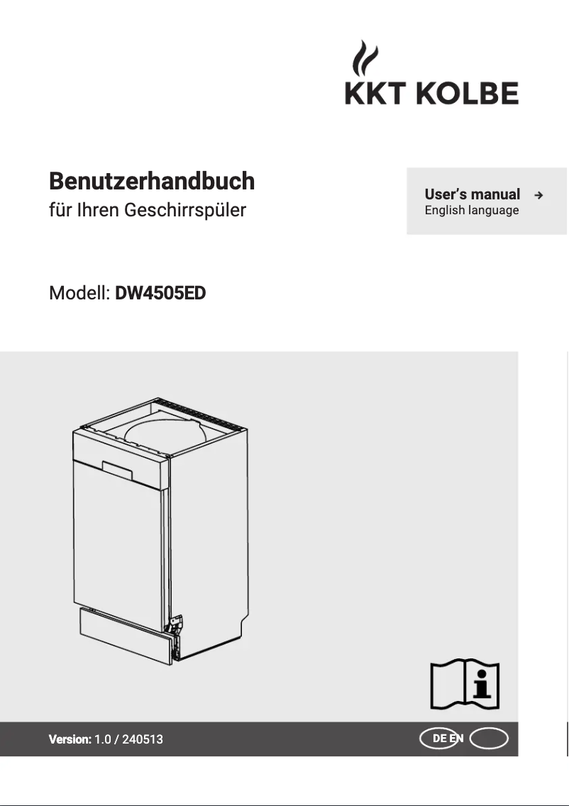 Page 1 de la notice Manuel utilisateur KKT Kolbe DW4505ED