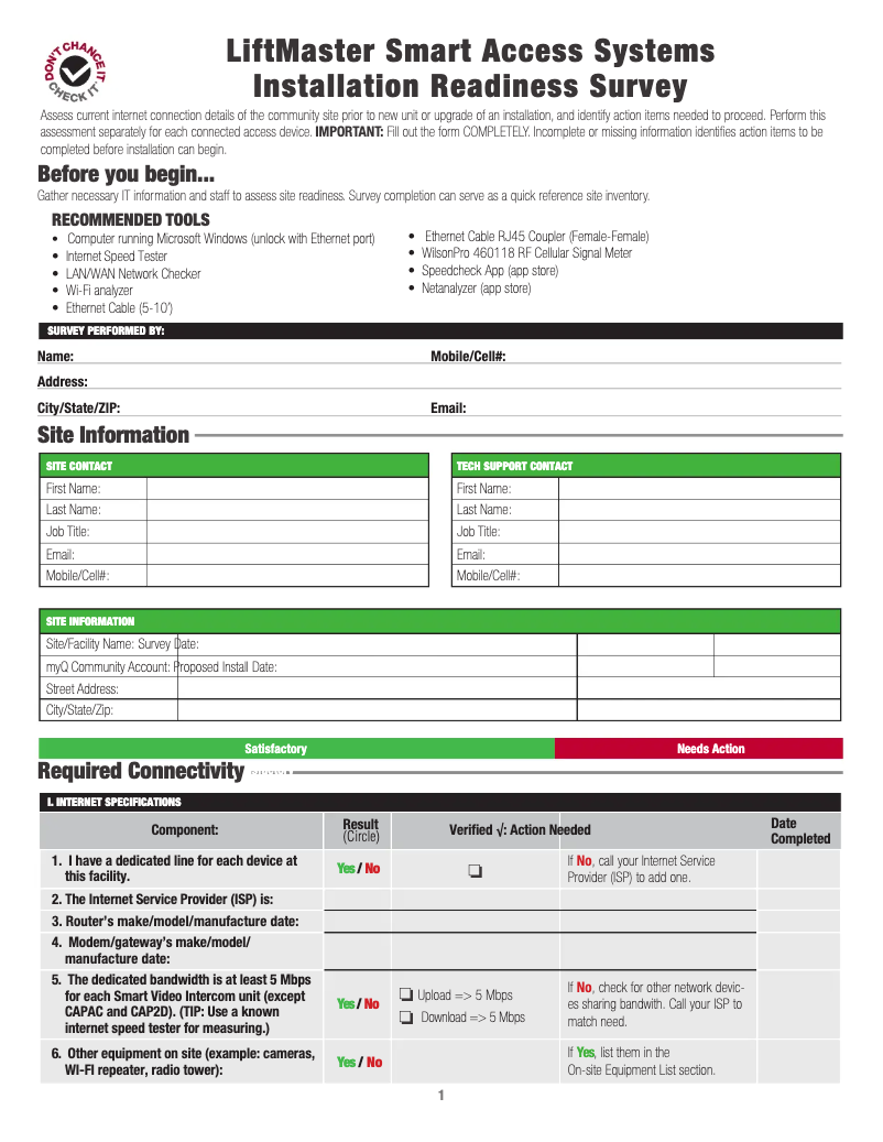 Page 1 de la notice Manuel utilisateur LiftMaster CAPXL